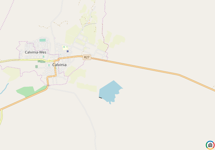 Map location of Calvinia